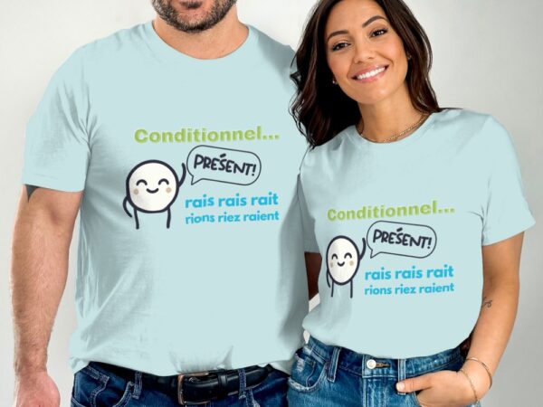 T-shirt pédagogique unisexe - Conditionnel - Image 6