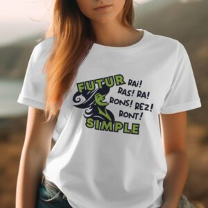 T-shirt pédagogique coupe décontractée ajustée - Futur Simple