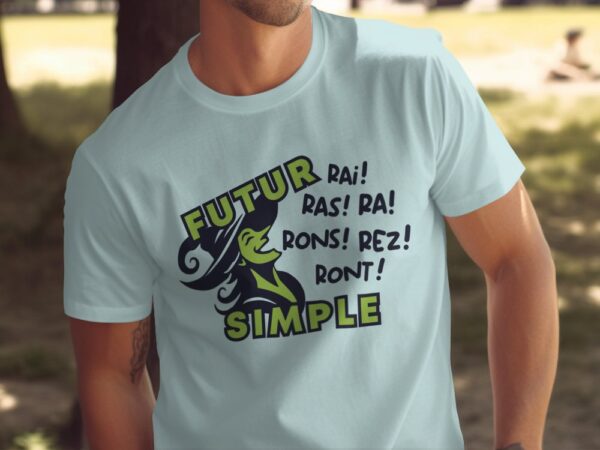 T-shirt pédagogique unisexe - Futur Simple - Image 5