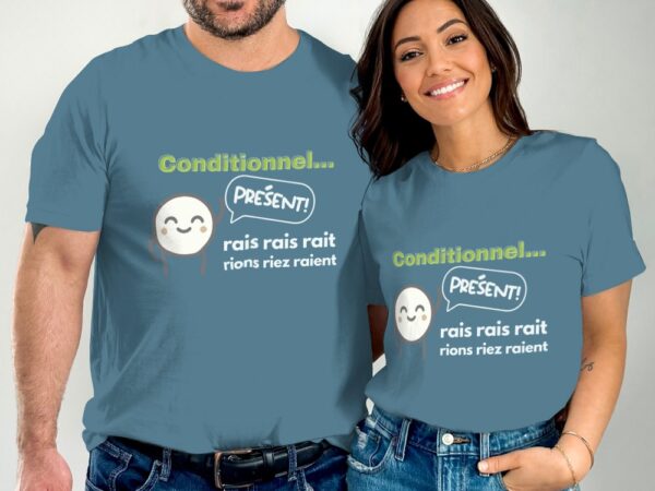 T-shirt pédagogique unisexe - Conditionnel - Image 3