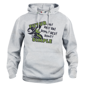 Hoodie pédagogique, chandail à capuchon - Futur Simple