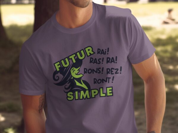 T-shirt pédagogique unisexe - Futur Simple - Image 9