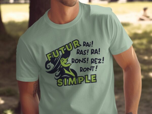 T-shirt pédagogique unisexe - Futur Simple - Image 4