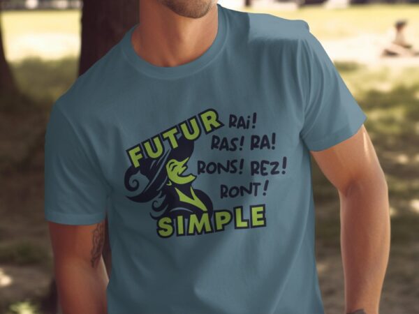 T-shirt pédagogique unisexe - Futur Simple - Image 3